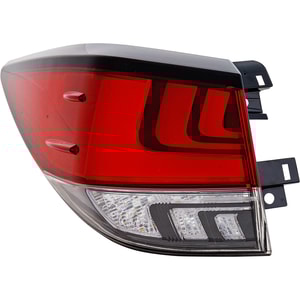 Premium LED Outer Tail Light Assembly for 2020-2022 Lexus RX350/RX350L/RX450H/RX450HL, Left Driver, with LED Signal Light, Suitable for Canada/Japan Built Vehicles, Replacement