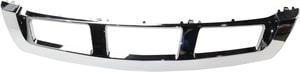 Front Bumper Molding for Mercedes-Benz GL-Class 2013-2016, Chrome, Without AMG Package, Excludes GL63 Model, Replacement (CAPA Certified)