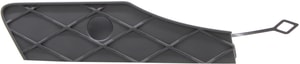 Front Bumper Tow Hook Cover for Mercedes-Benz GLK-Class 2013-2015, Right Passenger, Textured, Without AMG Styling Package, Replacement