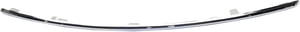 Front Bumper Grille Molding for Mercedes-Benz E350/E400 2014-2016, Right Passenger Side, Outer, Chrome, Sedan/Wagon, with Insert, without AMG Package, Replacement