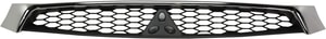 Grille for Mitsubishi Lancer 2016-2017, Texture Black Insert with Chrome Molding, Replacement