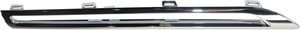Chrome Grille Molding Upper for Mercedes-Benz GLE-Class SUV, Right Passenger, 2016-2019, Excludes GLE63 AMG Model, Replacement