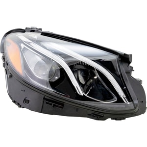 LED Right Passenger Headlight Assembly for Mercedes-Benz E-Class 2017-2020, Without Active Lighting, Replacement