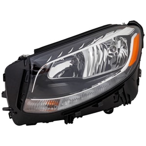 Headlight Assembly for Mercedes-Benz GLC-Class 2016-2019, Left Driver, Halogen, Replacement