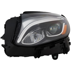 LED Assembly Headlight for Mercedes Benz GLC-Class (2016-2019), Left Driver, without Adaptive Headlights, without Logo, fits GLC-Coupe (2017-2019), Replacement