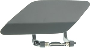 Left Driver Headlight Washer Cover for Mercedes-Benz E-Class 2010-2013, Primed (Ready to Paint), Excludes E63 Model, Suitable for Sedan/Wagon, Replacement