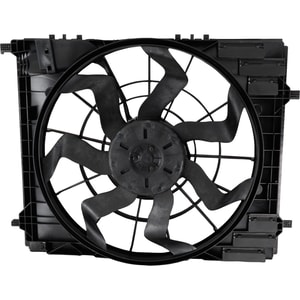Radiator and A/C Condenser Fan Assembly for Mercedes Benz GLE-Class/GLS-450 (2020-2023), 2.0L/3.0L Turbo, GLS-450 3.0L Turbo, Without Towing Package, Replacement