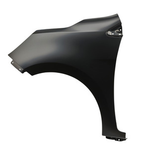 Front Fender for Mitsubishi Mirage/Mirage G4 2021-2024, Left Driver Side, Black Steel, without Side Repeater Light Holes, SE Model, Replacement