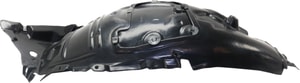 Front Splash Shield for Mercedes-Benz C-Class 2015-2021, Front Section, Left Driver, Excludes C63 AMG Model, Sedan, Polypropylene, Injection Form, Replacement