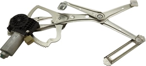 Power Front Window Regulator with Motor for Mercedes Benz E-Class (210 Chassis) Sedan/Wagon 1998-2002, Left Driver, 6 Pins, Replacement