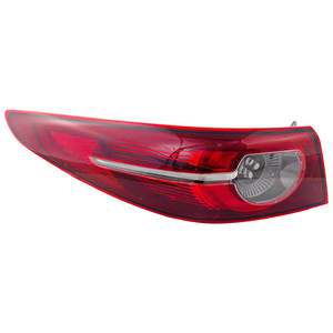 LED Tail Light Assembly for 2019-2021 Mazda 3 Sedan, Outer Left Driver, with Signature Lighting, Replacement