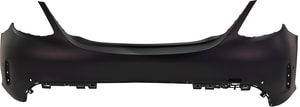 Rear Bumper Cover for Mercedes-Benz C-Class 2019-2021, Primed (Ready to Paint), Suitable for C300 with AMG Styling Package, Sedan, with Active Park Assist Sensor Holes, Replacement