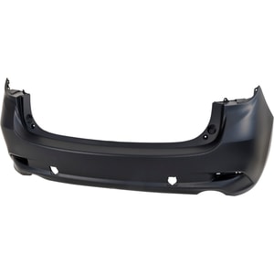 Rear Bumper Cover for MAZDA 3 Hatchback, 2017-2018, Primed (Ready to Paint), Suitable for Mexico Built Vehicle, Replacement