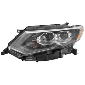 Headlight Assembly for Nissan Rogue 2019-2020, Left Driver, LED, Replacement
