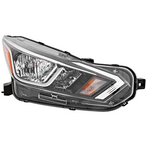 Headlight Assembly for Nissan Versa 2020-2021, Right Passenger Side, Halogen, Replacement