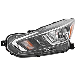 Headlight Assembly for Nissan Versa 2020-2021, Left Driver Side, Halogen, Replacement