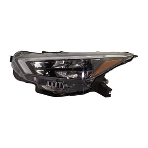 LED Headlight Assembly for Nissan Versa 2020-2021, Left Driver Side, Replacement