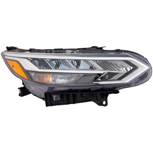 Headlight Assembly for 2020-2023 Nissan Sentra, Right Passenger Side, LED, Reflector Type, Excluding Midnight Special Edition, Including Premium Package, Replacement