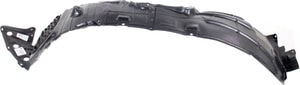 Front Fender Liner for Nissan Pathfinder/QX60 2015-2020, Left Driver, Polyethylene Terephthalate, Vacuum Form, for Infiniti (Pathfinder, Excluding 2015 Hybrid Models), Replacement