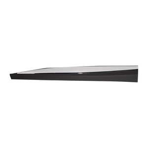 Front Door Molding for Nissan Murano 2015-2023, Left Driver, Lower Textured Black with Chrome Molding, Without Midnight Special Edition Package, Replacement