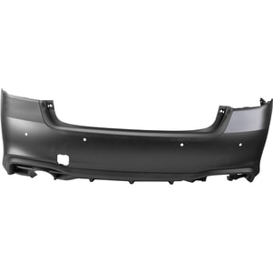Rear Bumper Cover for Subaru Legacy 2018-2019, Primed (Ready to Paint), with Object Sensor Hole, Replacement