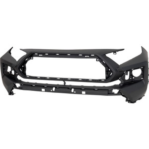 Front Bumper Cover for Toyota RAV4 2019-2021, Primed (Ready to Paint), Suitable for Adventure, Trail, TRD Off-Road Models, Without Parking Aid Sensor Holes, Made for Japan Built Vehicle, Replacement