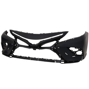 Front Bumper Cover for Toyota Camry 2021-2022, Primed (Ready to Paint), Suitable for SE/North America Built Vehicle, XSE without TRD Package, Camera Hole, and Parking Aid Sensor Holes Models, and Hybrid SE/Hybrid XSE with Parking Aid Sensor Holes Models, Replacement