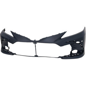Front Bumper Cover for 2021-2022 Toyota Camry, Primed (Ready to Paint), with Parking Aid Sensor Holes, Suitable for XLE/Hybrid XLE Models, Replacement