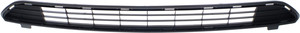 Front Bumper Grille for Toyota RAV4 2016-2018, Upper, Textured Black, Without Front View Camera, Excludes SE Model, Replacement (CAPA Certified)