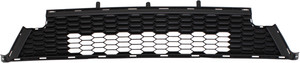 Front Bumper Grille for Toyota RAV4 2016-2017, Lower, Textured Dark Gray, Suited for SE Model, Valid to October 2016, Replacement (CAPA Certified)
