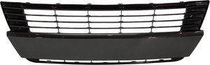 Front Bumper Grille for Toyota Corolla 2015-2016, LE/LE ECO Models, Painted Dark Gray, Replacement