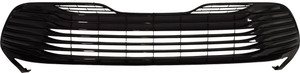Front Bumper Grille for Toyota Camry 2018-2020, Painted Silver Black, Designed for L/LE Models, Built for North America, Replacement