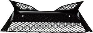 Front Bumper Grille for Toyota Camry 2018-2020 TRD/XSE Model, Painted Silver Black, with Parking Aid Sensor Holes, Replacement