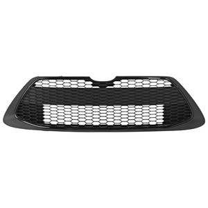 Front Bumper Grille for Toyota Corolla 2020-2022 L/LE Models Sedan, Textured Black with Black Molding, Without Tow Hook Hole, Replacement