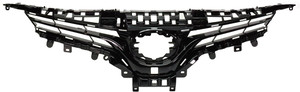 Painted Silver Grille for 2018-2020 Toyota Camry, with Camera Hole, Suitable for XLE and Hybrid XLE Models, Replacement