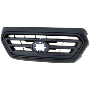 Upper Grille for 2018-2022 Tacoma SR Model, Primed (Ready to Paint) Black Shell and Insert with Front Emblem, Replacement