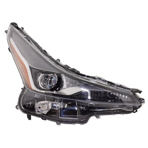 LED Headlight Assembly for Toyota Prius 2019-2022 Right Passenger, Without Fog Light Holes, Without 20th Anniversary Edition, Nightshade Edition, Adaptive Headlights, Replacement