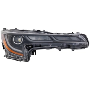 LED Headlight Assembly for Toyota Corolla 2019-2022 Right Passenger, Without Adaptive Headlights, Hatchback Without Nightshade Edition or Sedan SE/XLE/XSE Models, Replacement