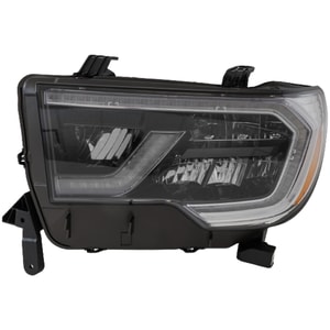 Headlight Assembly for Toyota Sequoia Platinum Model, LED, Left Driver, 2018-2022, Replacement