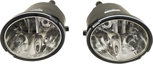 Fog Light Assembly for Toyota Tundra 2000-2006 / Sequoia 2001-2007, Right Passenger and Left Driver, with Plastic Bumper, Replacement