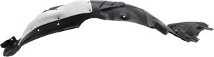 Front Fender Liner for Toyota Corolla 2017-2019, Left Driver, Plastic, Vacuum Form, Replacement (CAPA Certified)