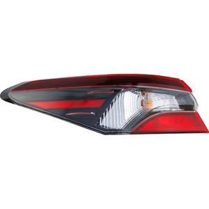 Outer Tail Light Assembly for Toyota Camry 2021-2024, Left Driver, Halogen, Compatible with LE/SE/TRD/Hybrid LE/SE/(XSE with TRD Package) Models, North America Built Vehicle, Replacement