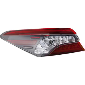 Outer Left Driver Tail Light Assembly for Toyota Camry 2021-2024, XLE/XSE without TRD Package/Hybrid XLE/XSE Models, North America Built Vehicle, Replacement