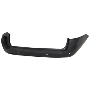 Rear Bumper Cover for Toyota Sienna 2018-2020, Primed (Ready to Paint), with Park Distance Sensor Holes, Excluding SE Model, Replacement