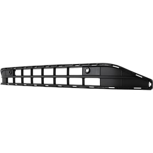 Front Bumper Grille for Volkswagen Passat 2020-2022, Textured Black, with Parking Aid Sensor Holes, without R-Line Package, Excluding R-Line Model, Replacement