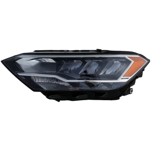 LED Headlight Assembly for Volkswagen Jetta 2019-2023, Left Driver, Composite Type, Excludes GLI Model, Replacement