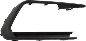 Front Fog Light Molding for Volkswagen Jetta 2016-2018, Right Passenger Side, Black, GLI, Suitable for 2018 Wolfsburg Edition Models, Replacement