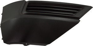 Fog Light Cover for Volkswagen Tiguan 2018-2021, Right Passenger, Textured Black, Replacement