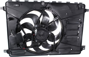 Radiator Fan Assembly for Volvo S60 (2011-2018), XC70 (2008-2016), Single Fan, 2.0L/2.5L/3.0L/3.2L with Control Module, Replacement