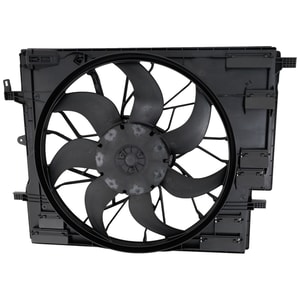Single Radiator Fan Assembly for 2017-2021 Volvo S90, 2019-2021 Volvo V90 and V60, Excludes Plug-In Models, Replacement